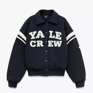 NWT Zara Yale Padded Jacket Size Small